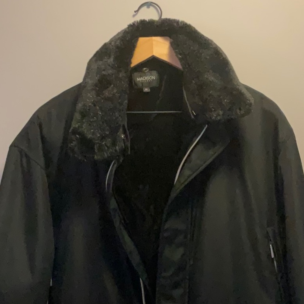 Elegant Swedish warm winter coat with very warm inside layer
